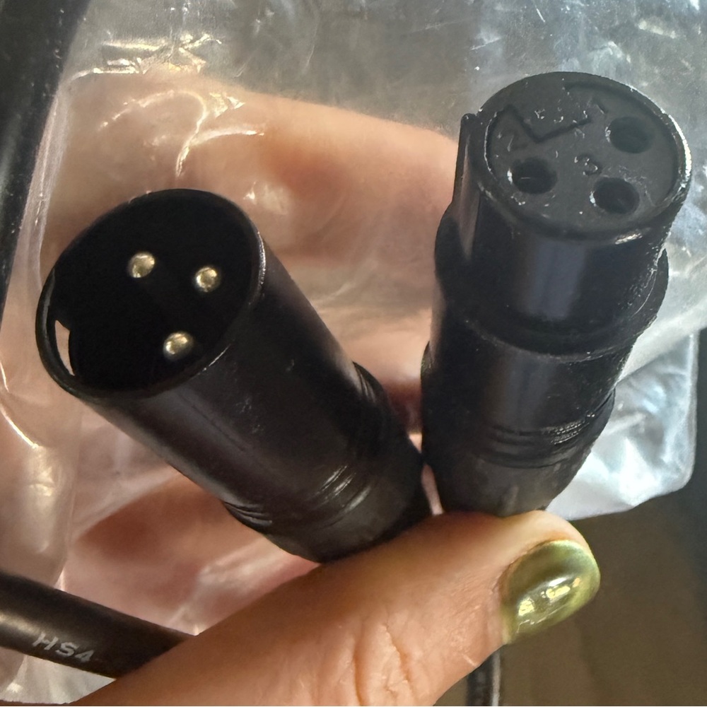 New Black XLR Audio Cable